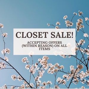 💖CLOSET SALE💖